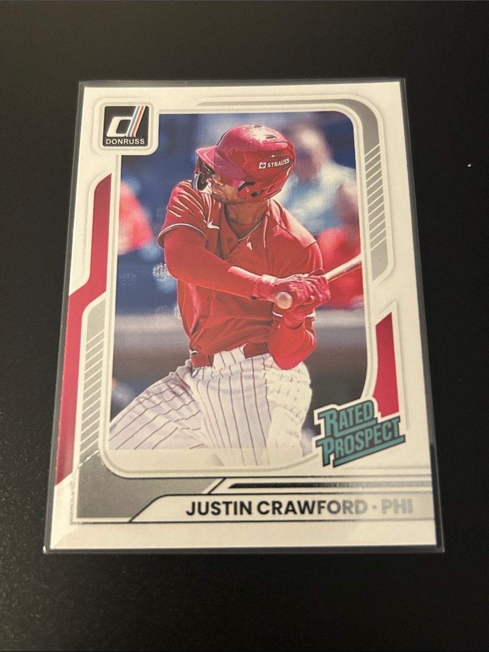 Donruss Justin Crawford Baseball Card - Philadelphia Phillies